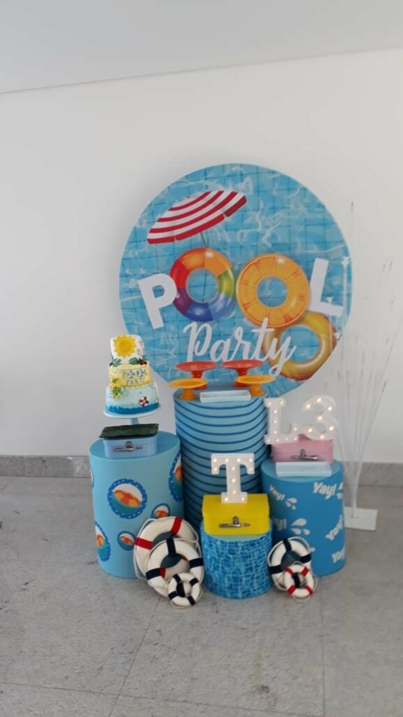 Decoracao Pool Party Simples