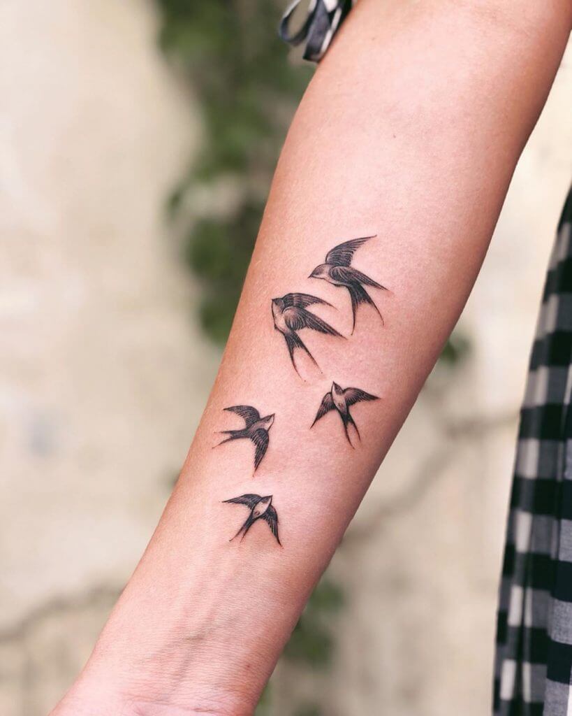 birds tattoo