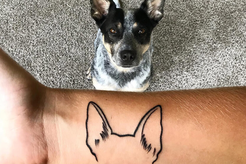 dog tattoo