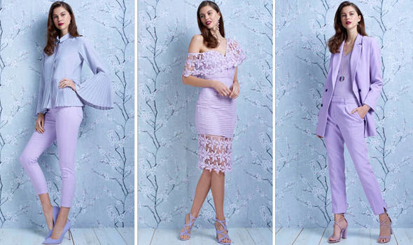 Fashion Look with lilac dress