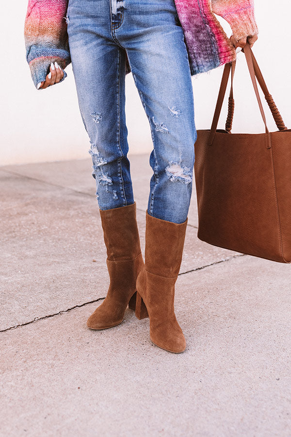 Fashion Look with suede boots