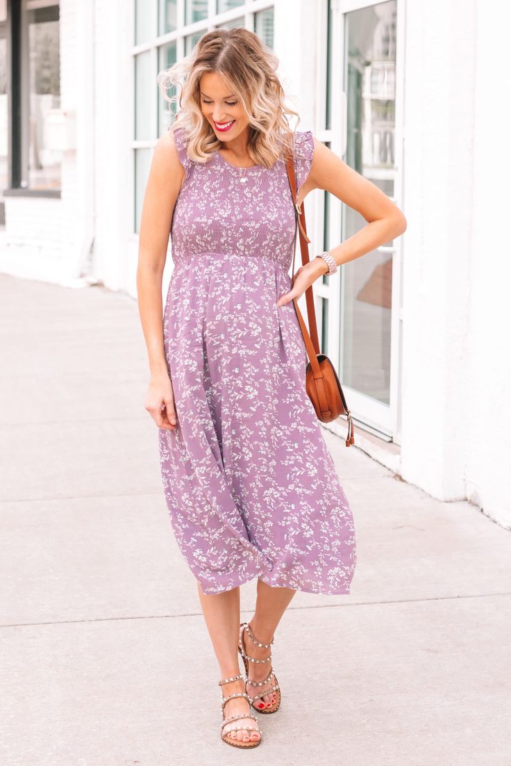 Fashion Look with lilac dress