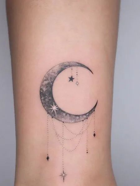 moon tattoo