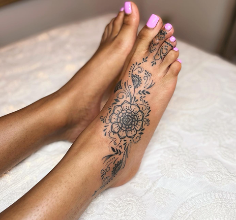 tattoo on foot