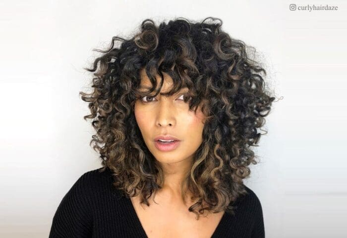 Layered Cut for Curly Hair