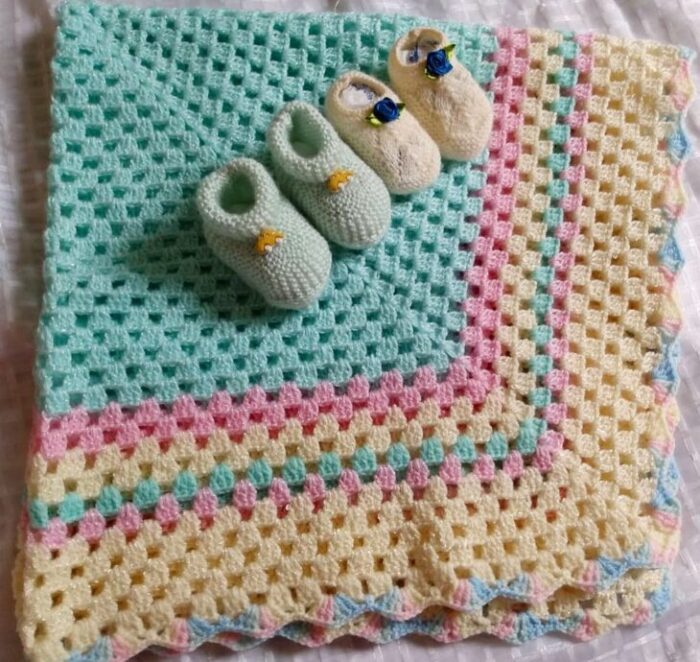 Manta De Croche Para Bebe