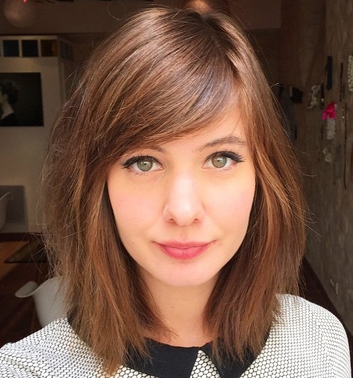 Short Hair With Side Bangs