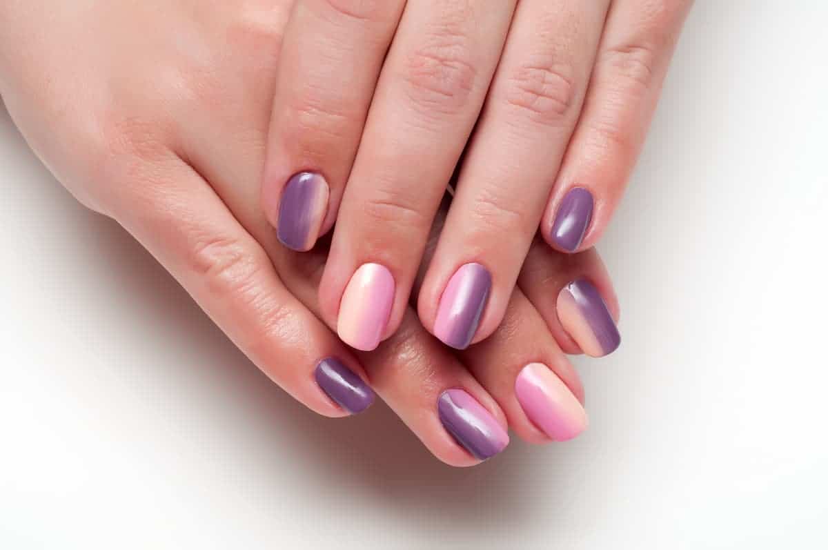 Pink Decorated Nails