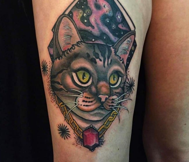 cat tattoo