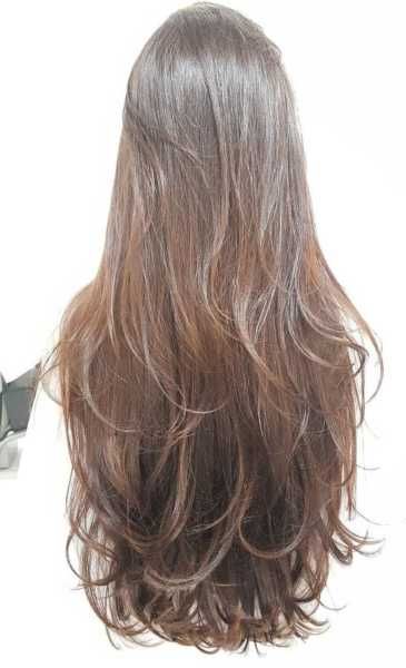corte de cabelo feminino longo