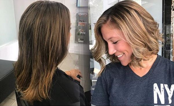 women's medium layered haircut