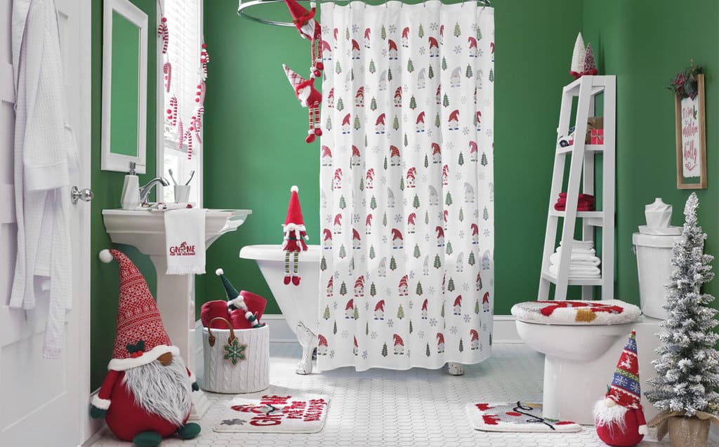 christmas decoration for bathroom
