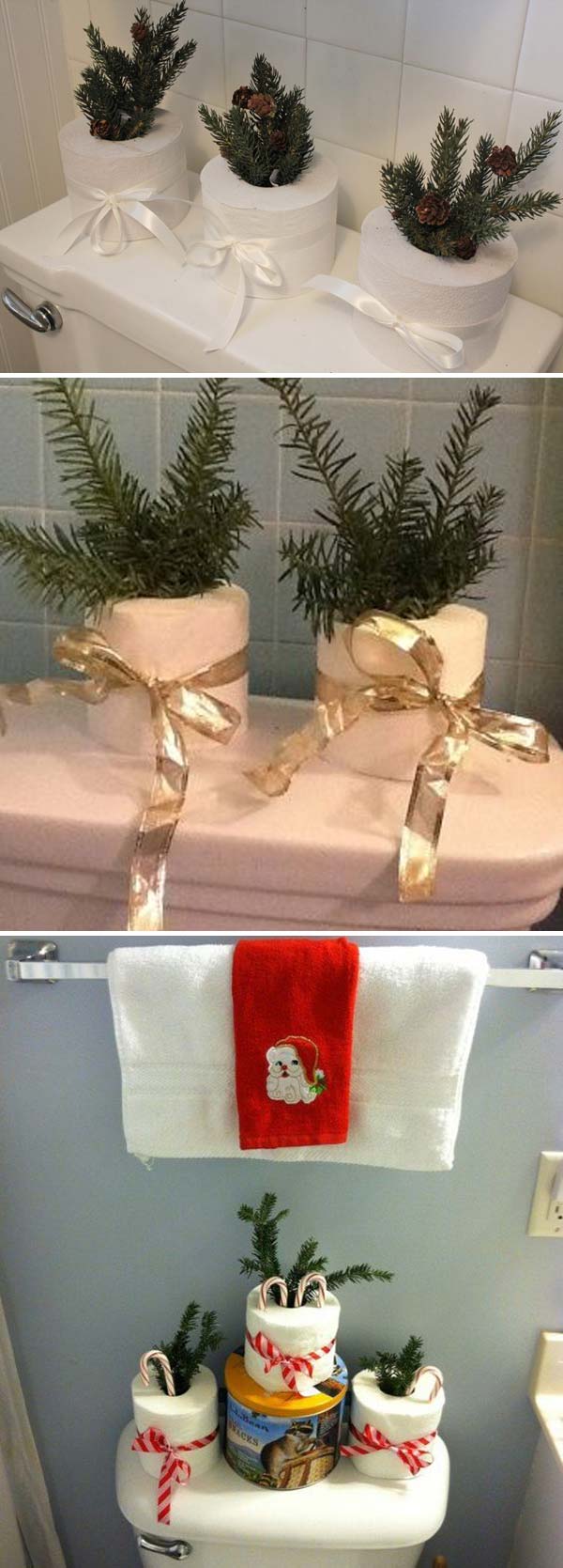 christmas decoration for bathroom