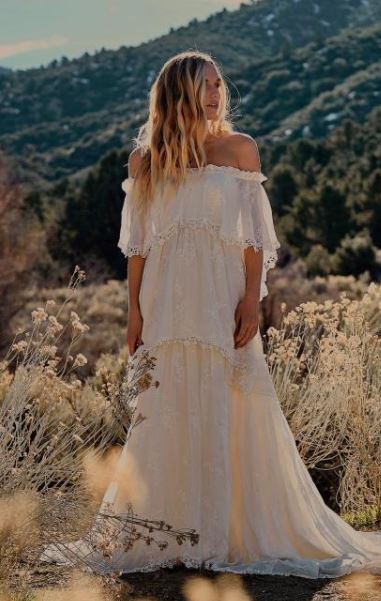 Vestido De Noiva Hippie Boho