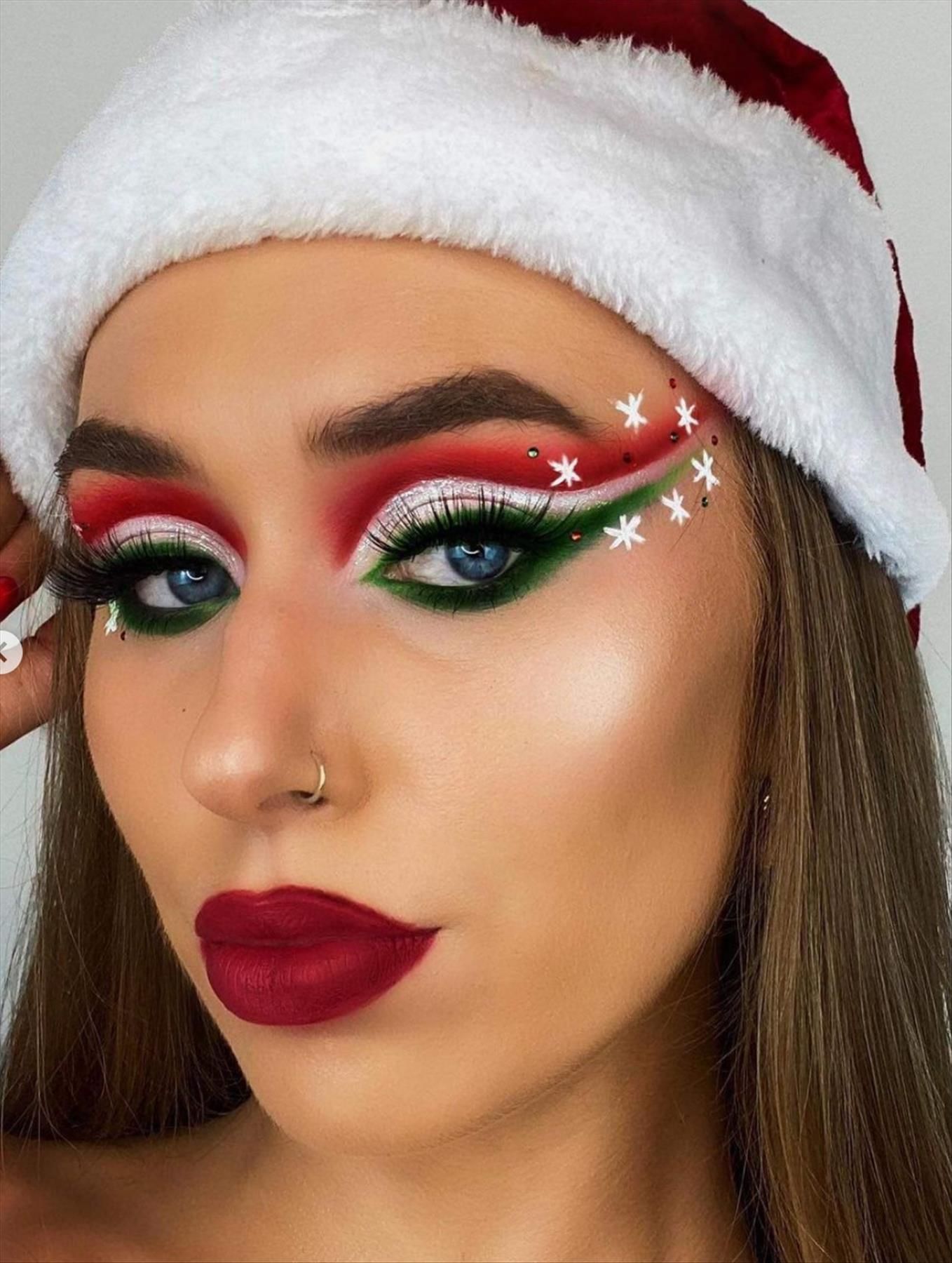 Christmas makeup