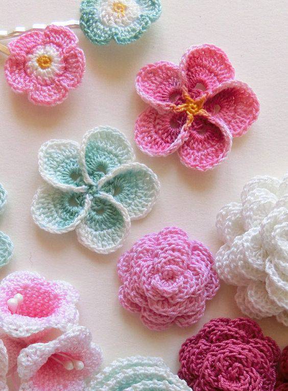 Flores de Crochê