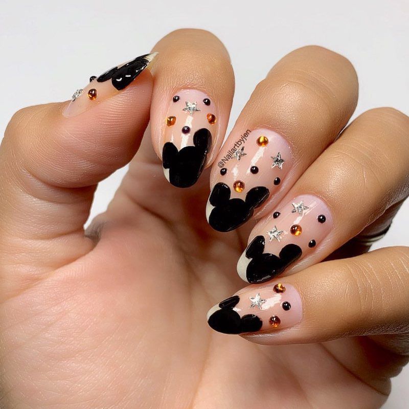 Mickey Decorated Nails
