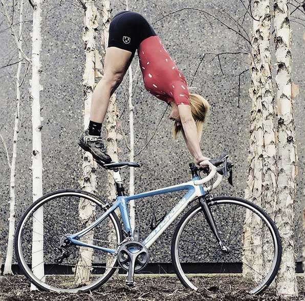 Pose with Bicycle
