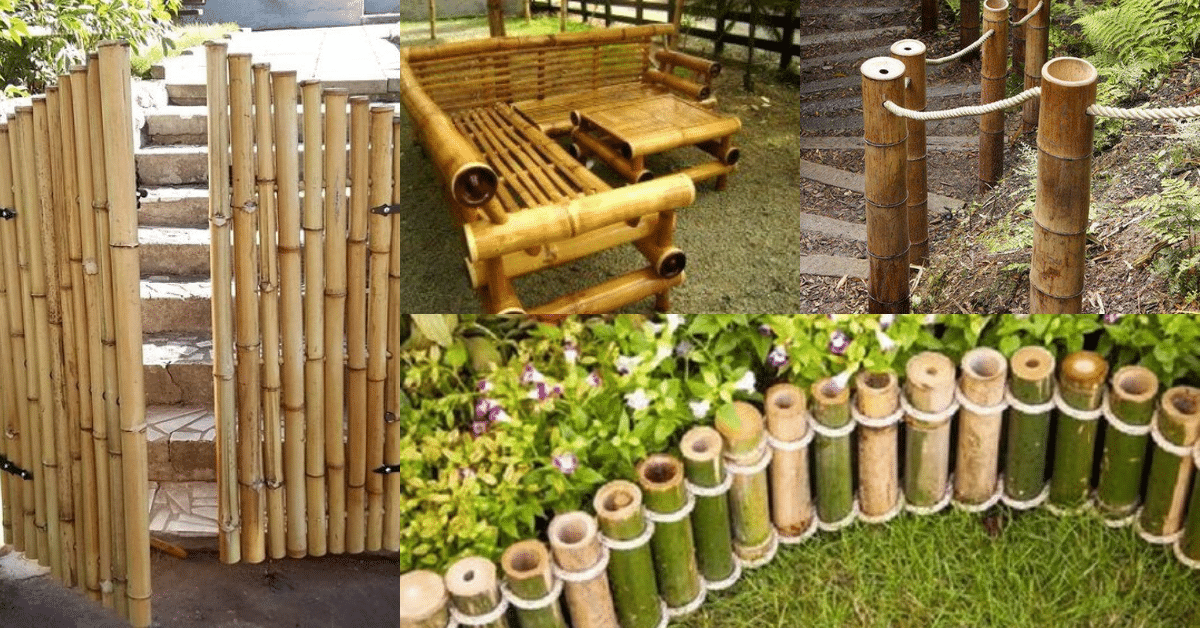 decoracao-de-jardim-com-bambu