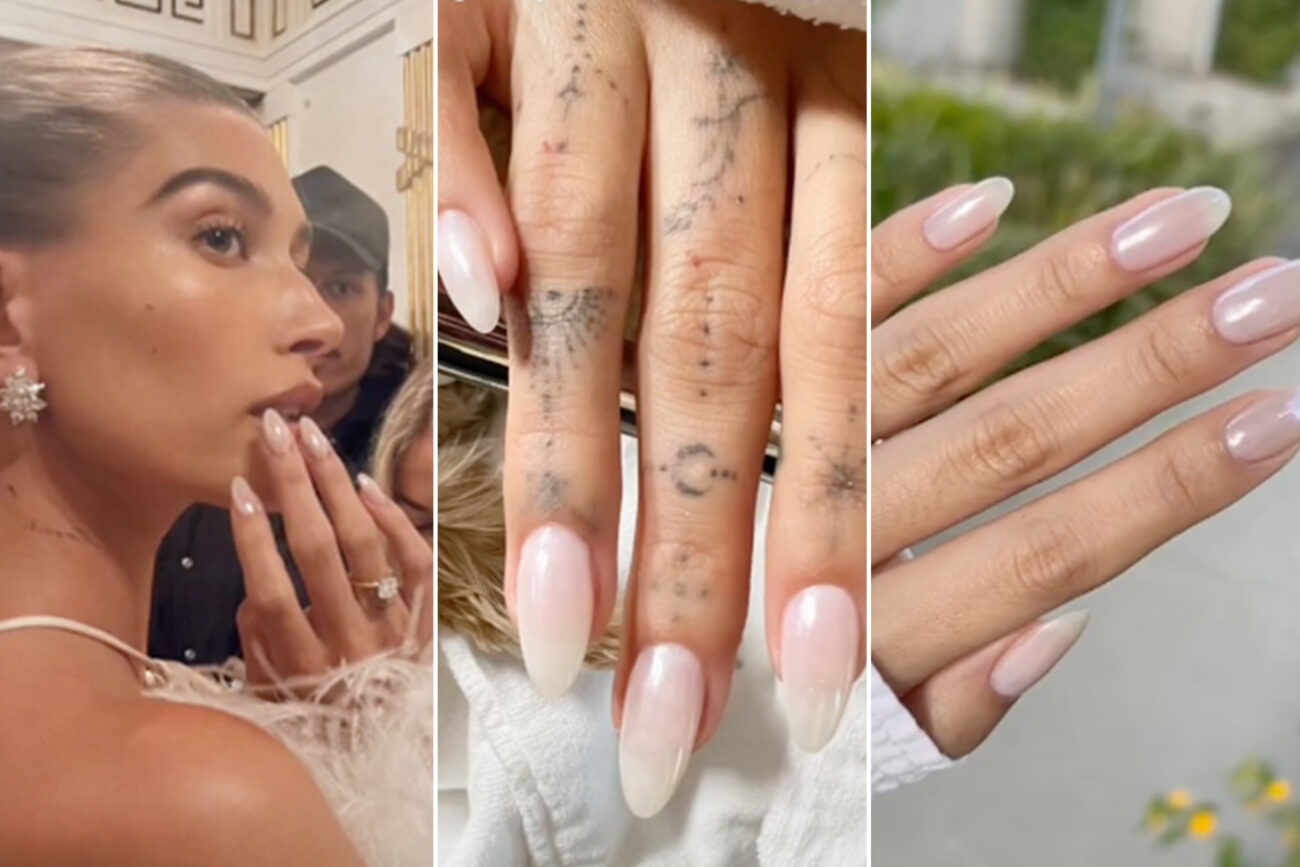 How to do Hailey Bieber's 'glazed donut' nails at home