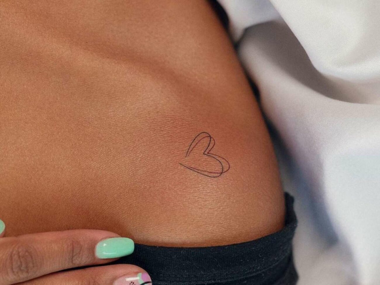 Delicate Heart Tattoo