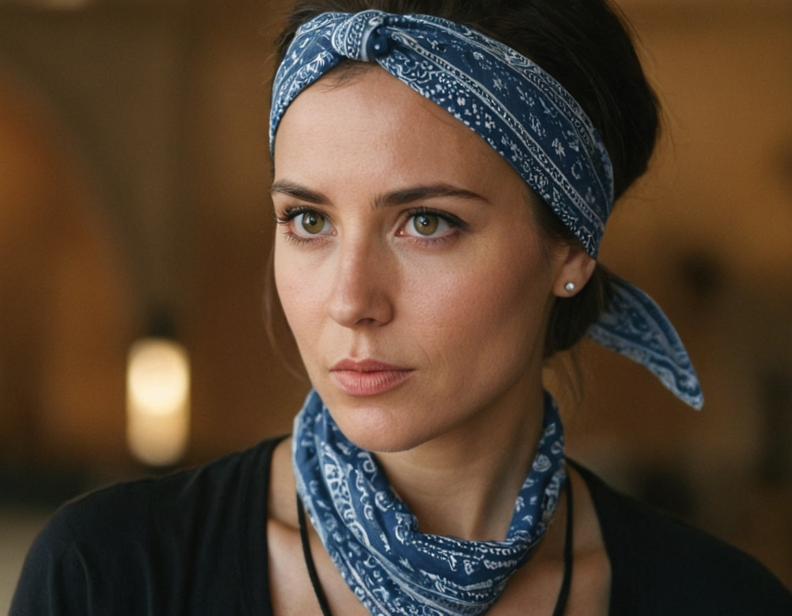 Feminine look with bandana