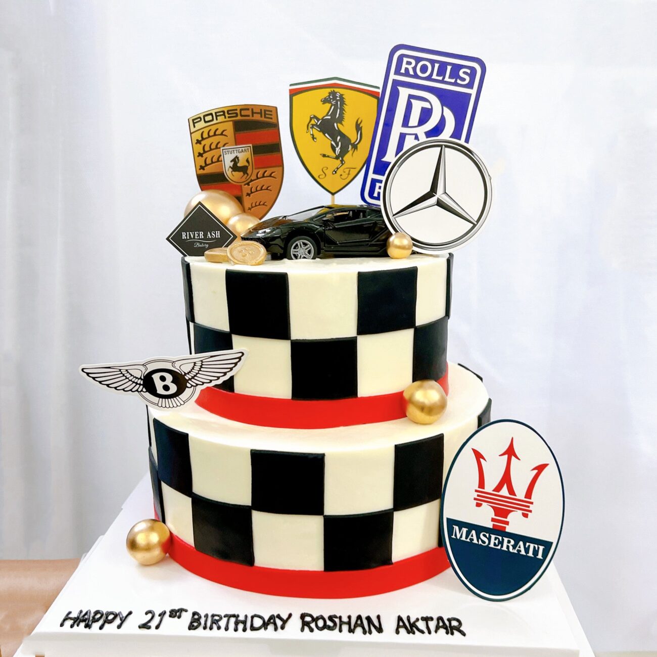 Ferrari Decorated Cake