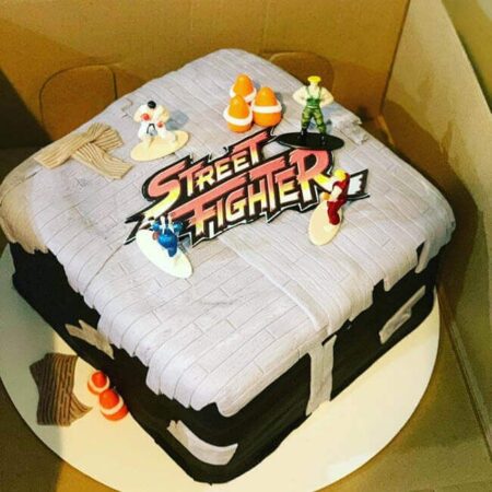 Street Fighter Decorated Cake