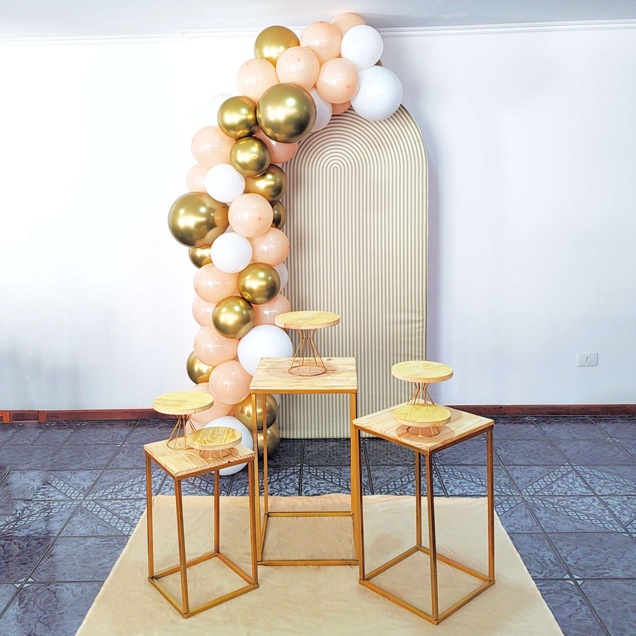 decoracao-de-festa-de-15-anos-dourado