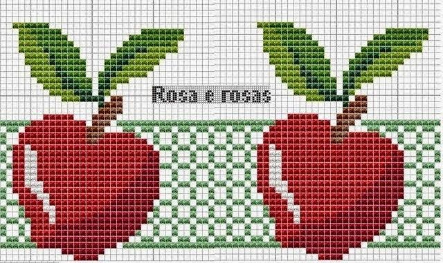 Graficos Frutas Em Ponto Cruz