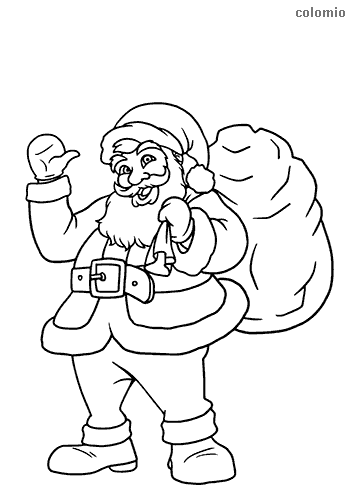 Santa Claus Coloring Pages