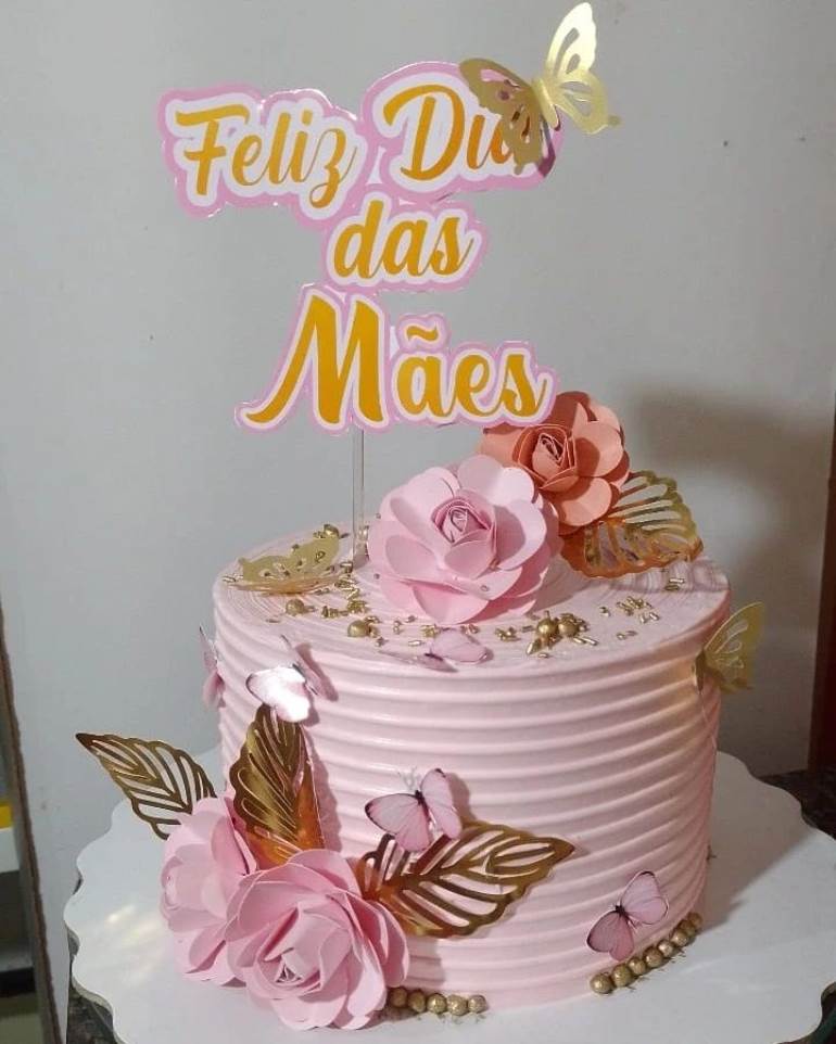 Bolo Decorado Flor