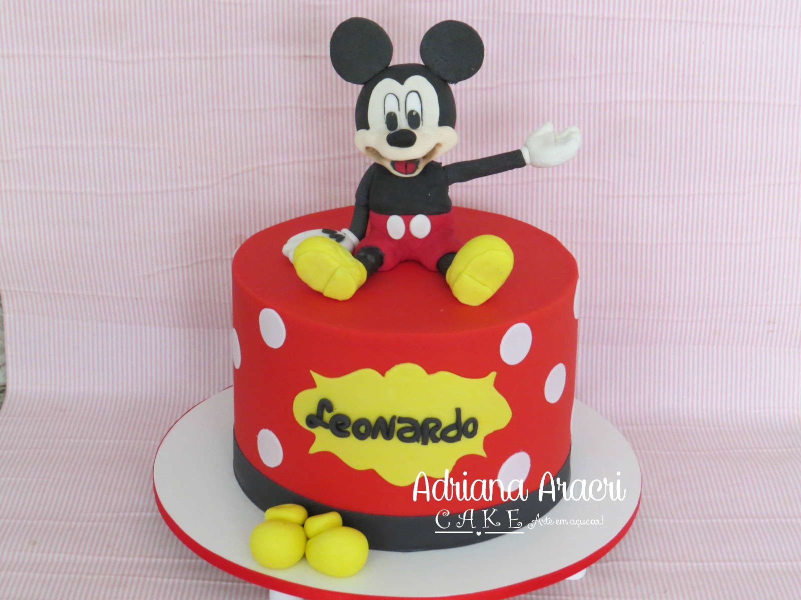 Bolo Decorado Mickey