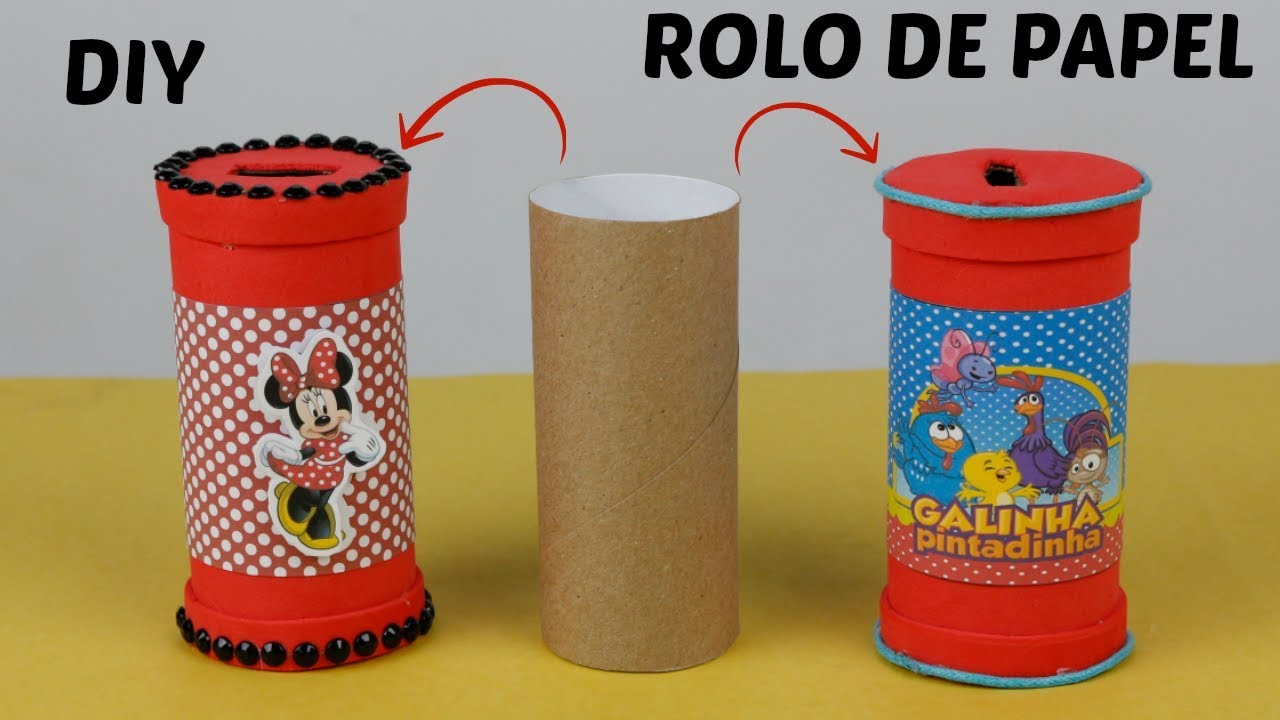 Cofrinho Com Material Reciclado