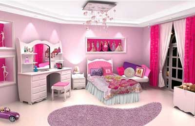 Decoração de Quarto da Barbie