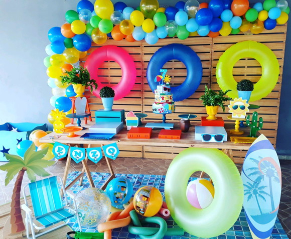 Decoração para Pool Party