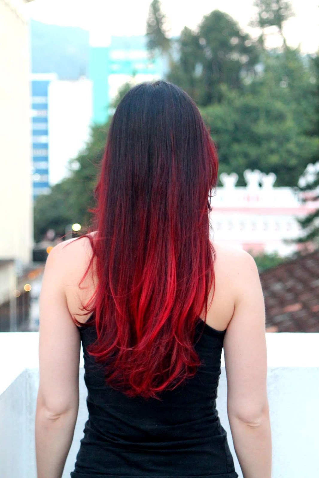 Ombre Hair Vermelho