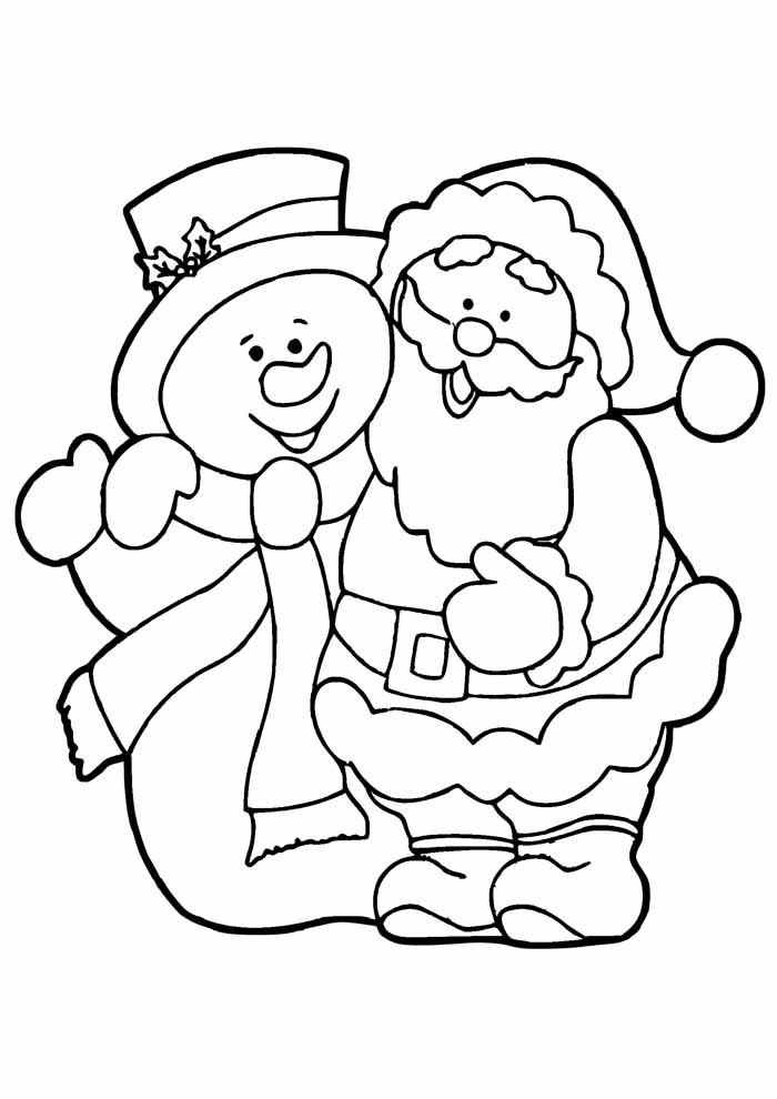 Papai Noel para Colorir