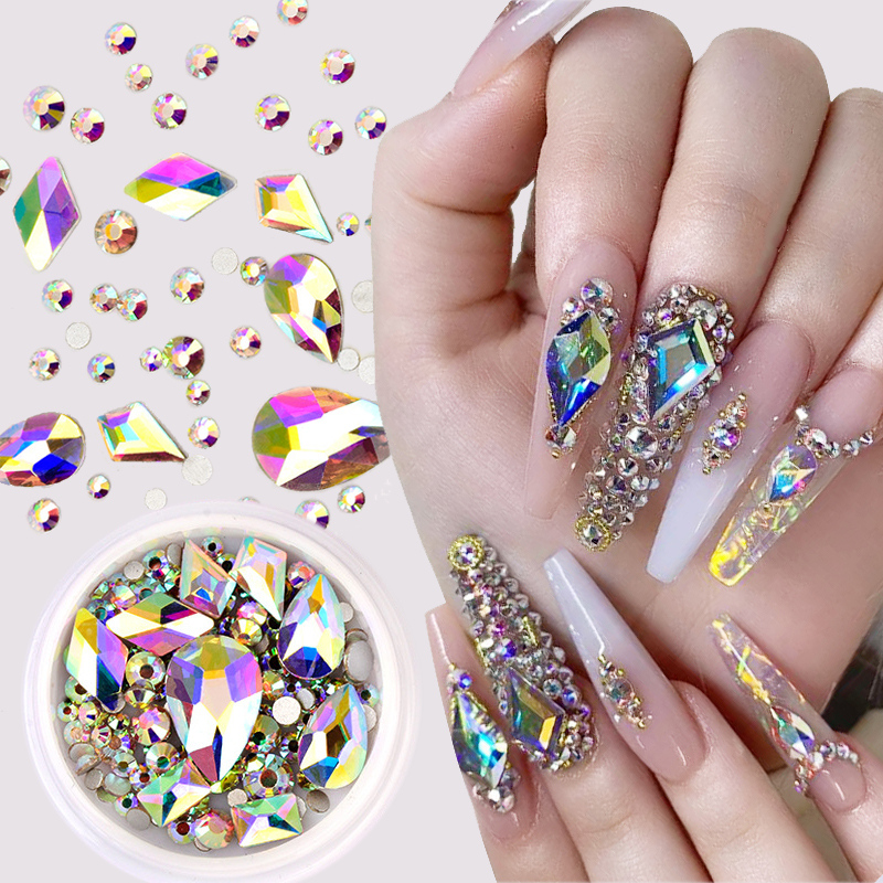 Diamond Decorated Nail