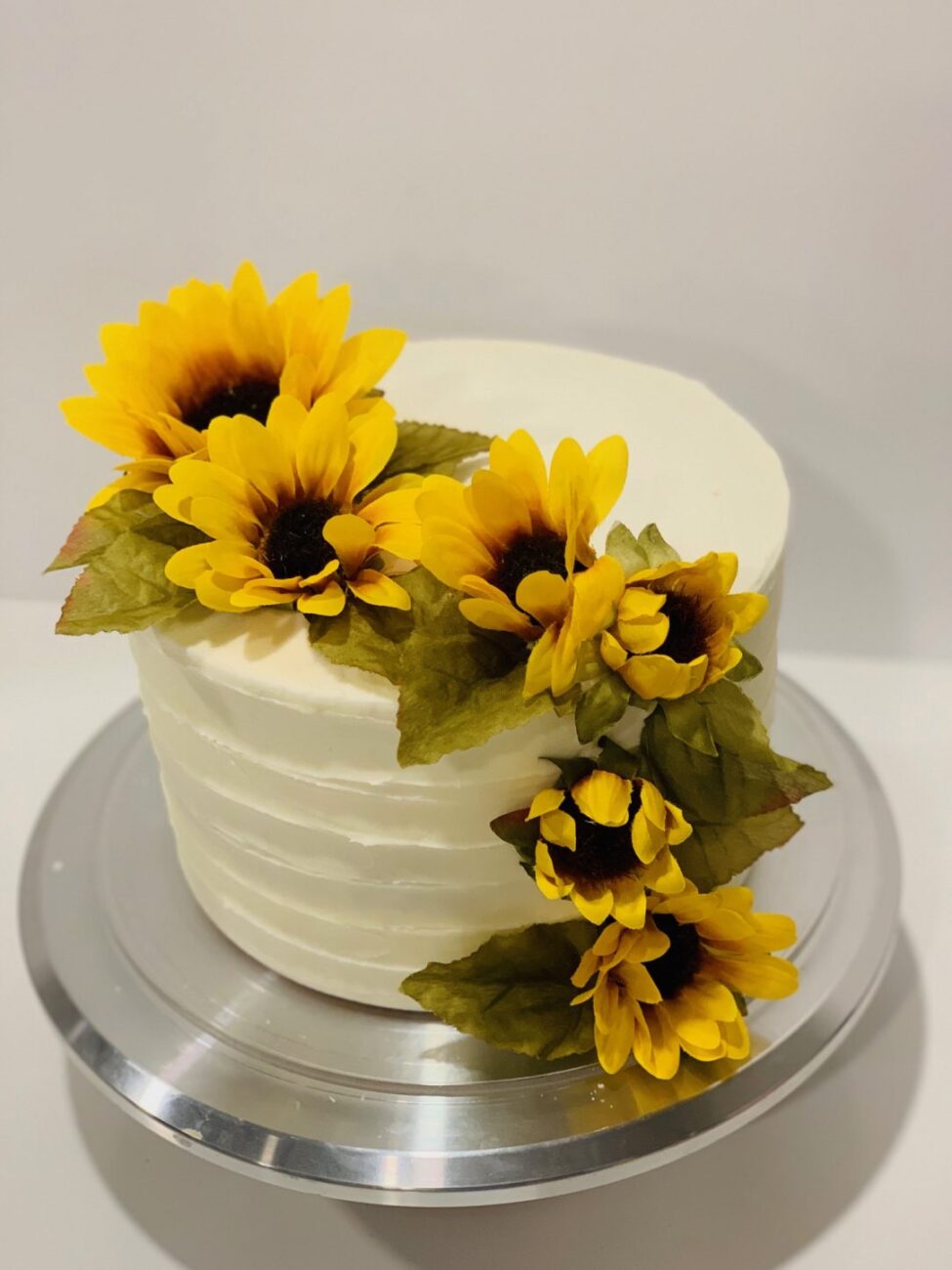 Sunflower Decorated Cake