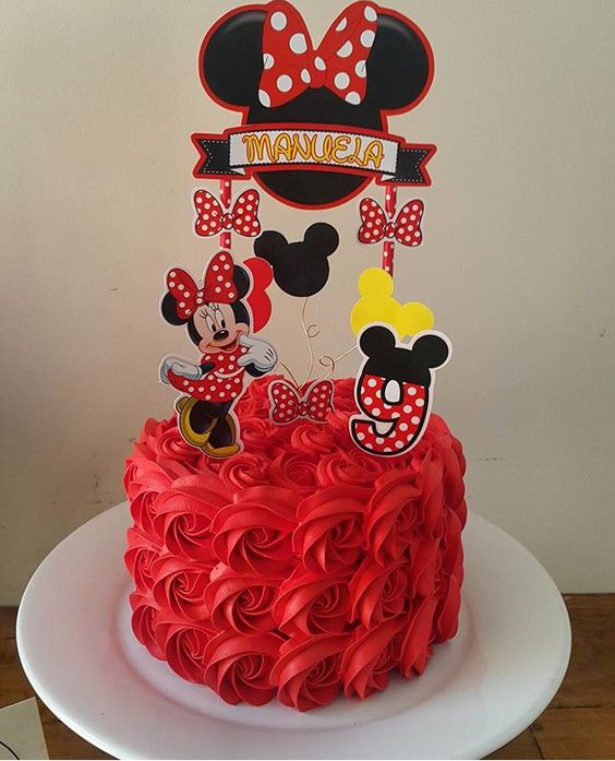 Bolo Decorado Minnie