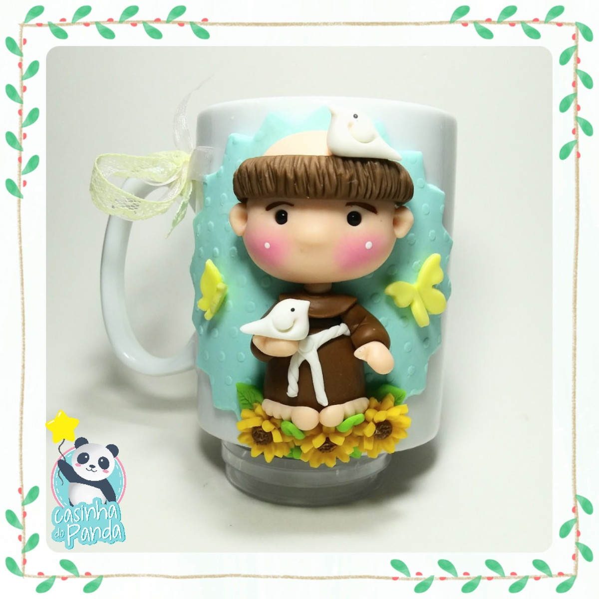 Caneca Decorada Com Biscuit