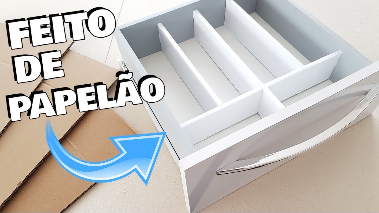 Como Fazer Organizador Gavetas