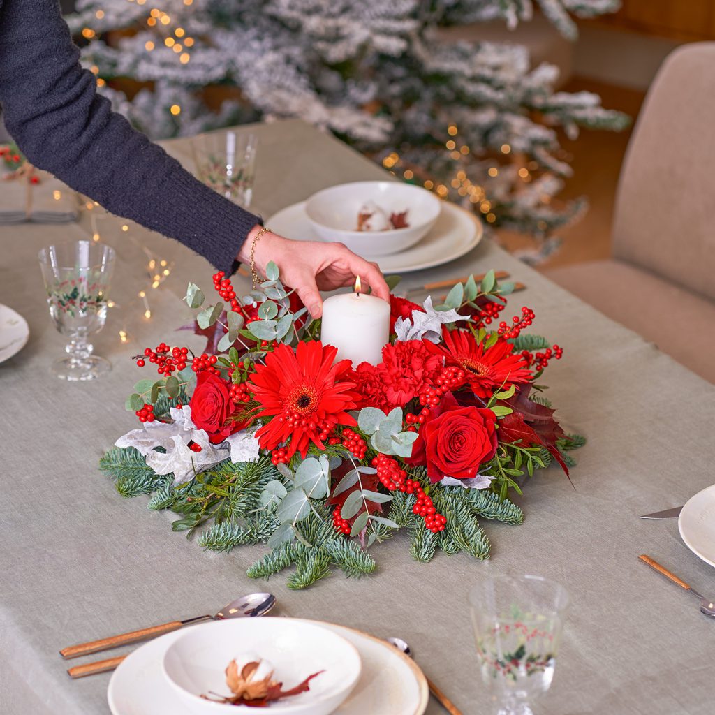 Decoração de Mesa de Natal