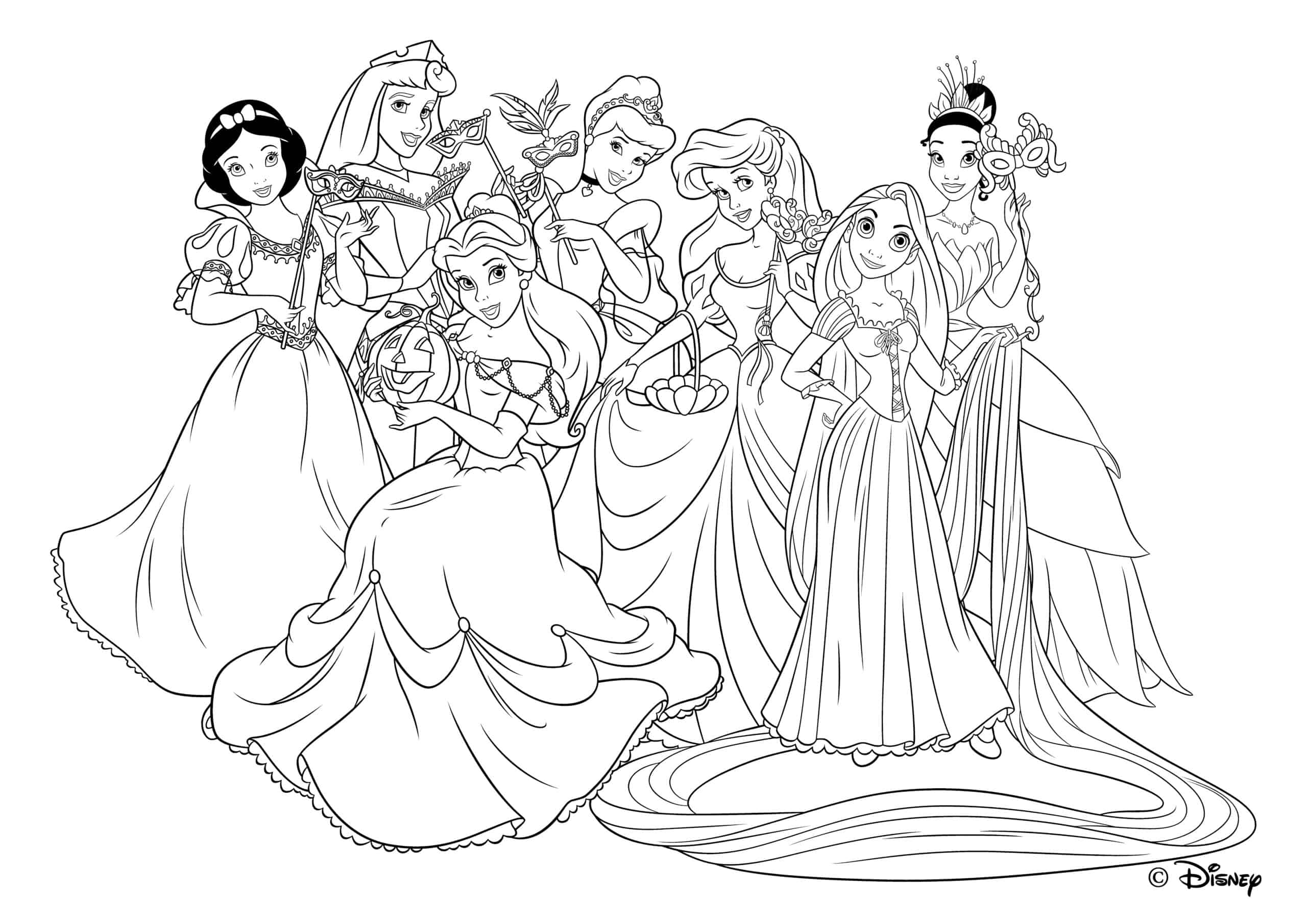 desenho-para-colorir-princesas