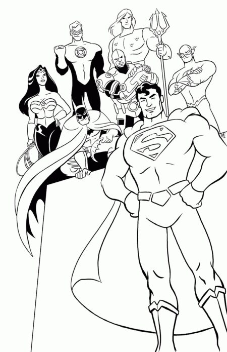 desenho-para-colorir-super-herois