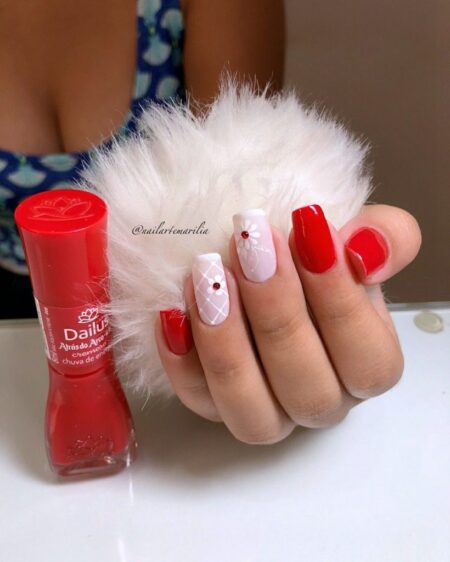 fotos-unhas-decoradas-com-vermelho-e-branco