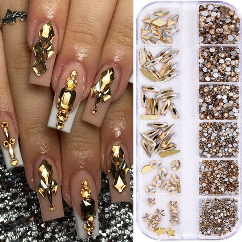 Diamond Decorated Nail