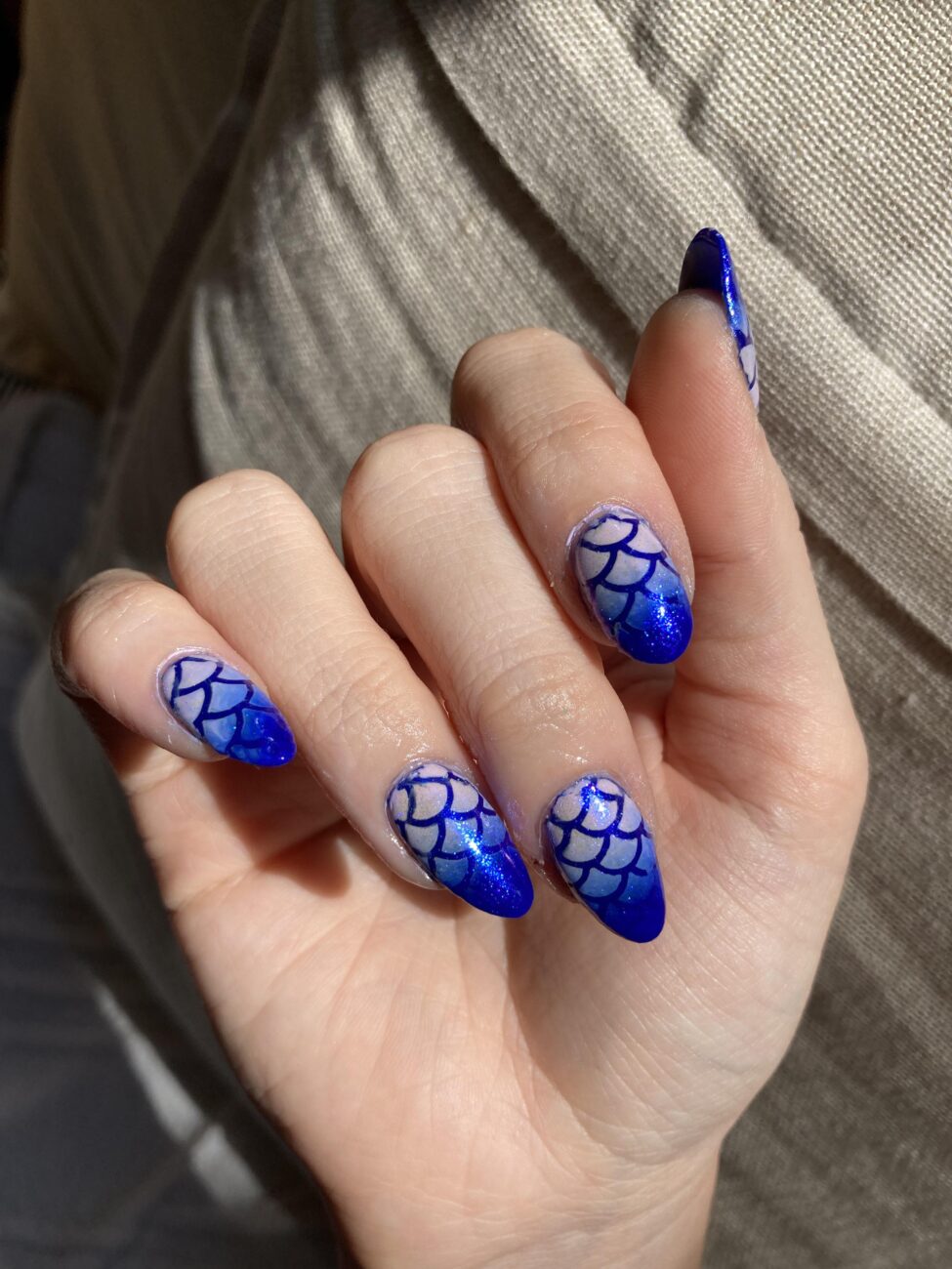 mermaid nail decoration