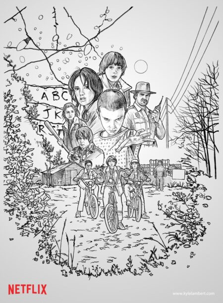 desenho-para-colorir-stranger-things